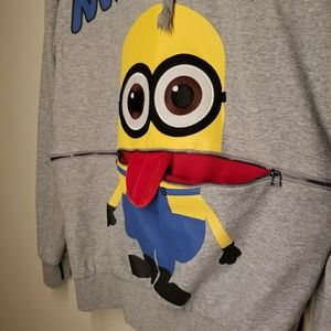 Minion hoodie with tongue